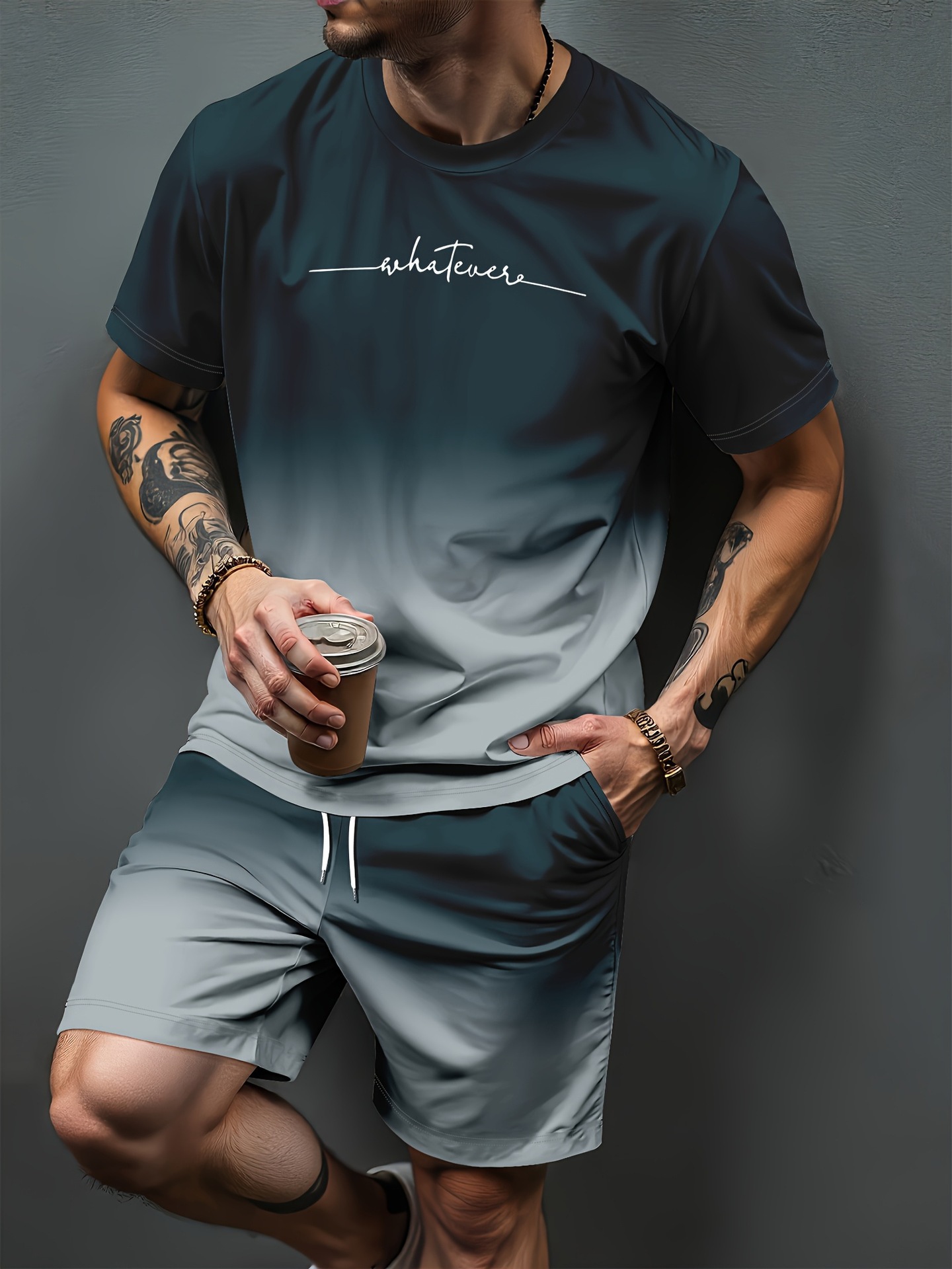3D Printing Services - Ensemble de survêtements décontractés pour hommes