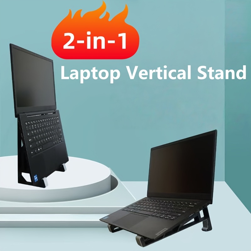 3D Printing Laptop Stand - Support vertical pliable 2-en-1 pour ordinateur