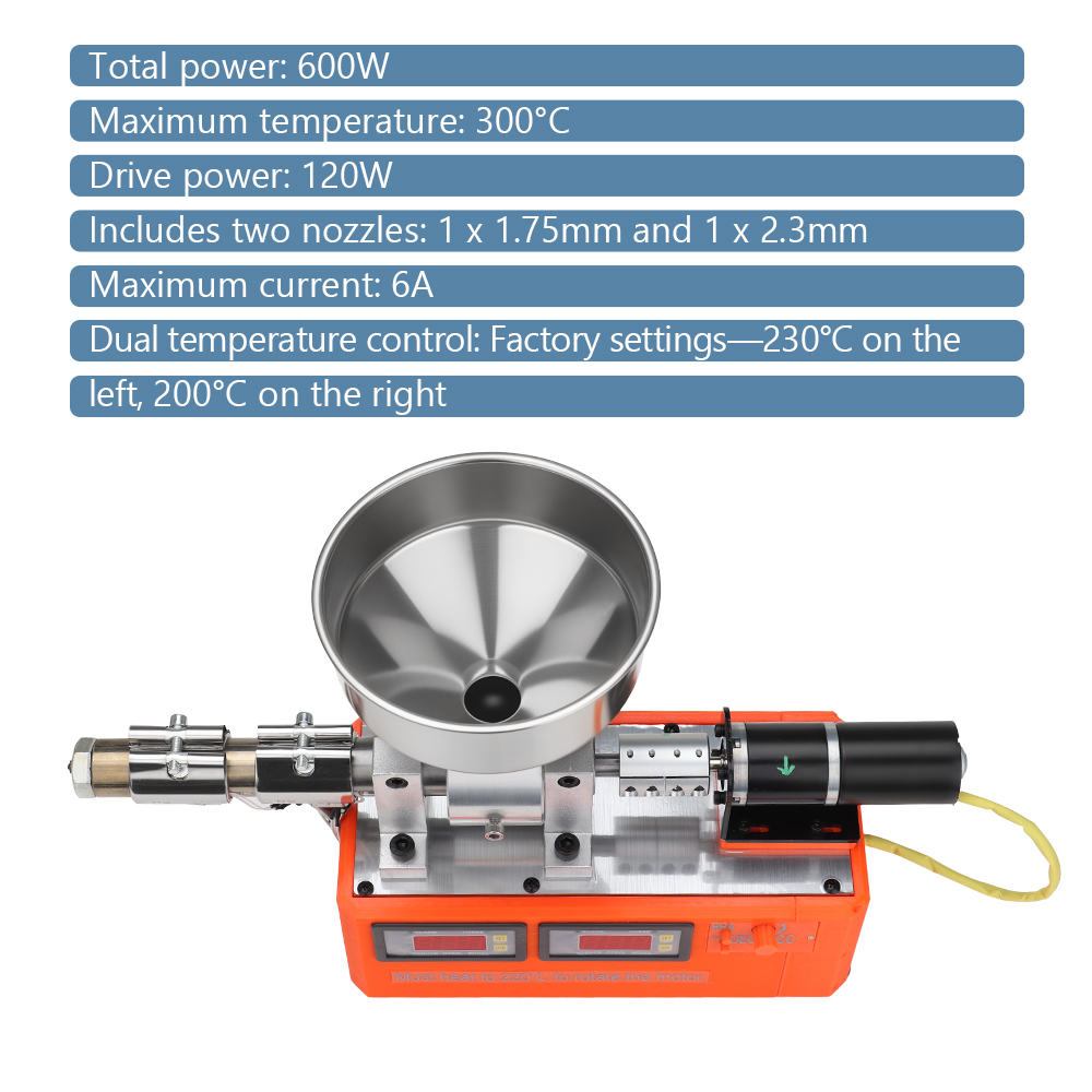 3D Printer Extruder - Extrudeuse de laboratoire de bureau compacte