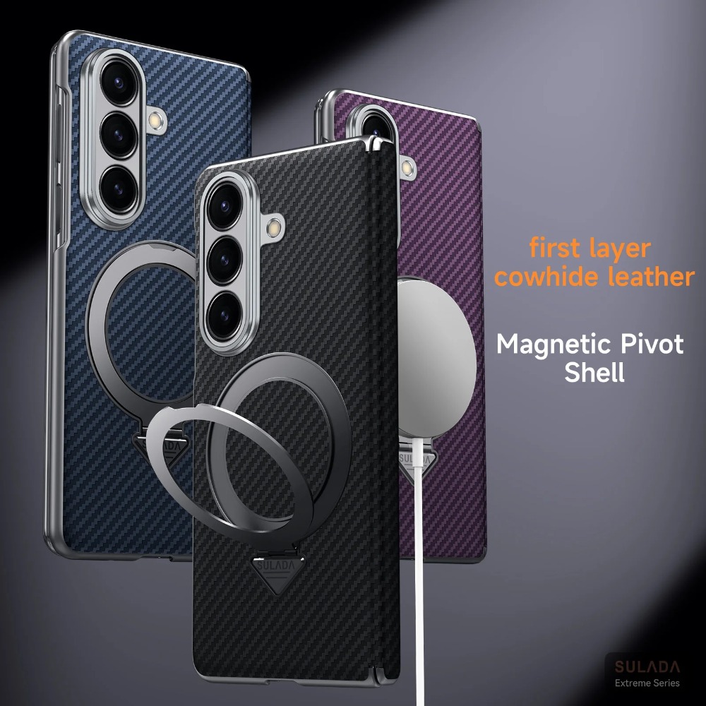 Carbon Fiber Filament - Coque de téléphone avec anneau magnétique