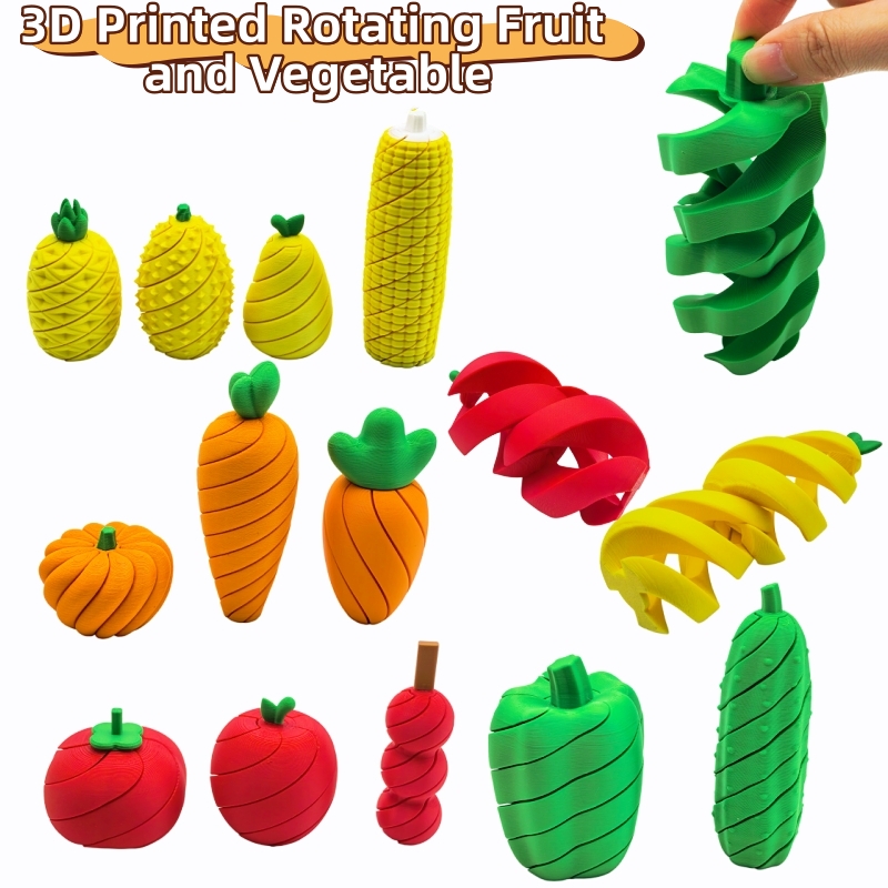 3D Printing Food - Série de jouets anti-stress imprimés en