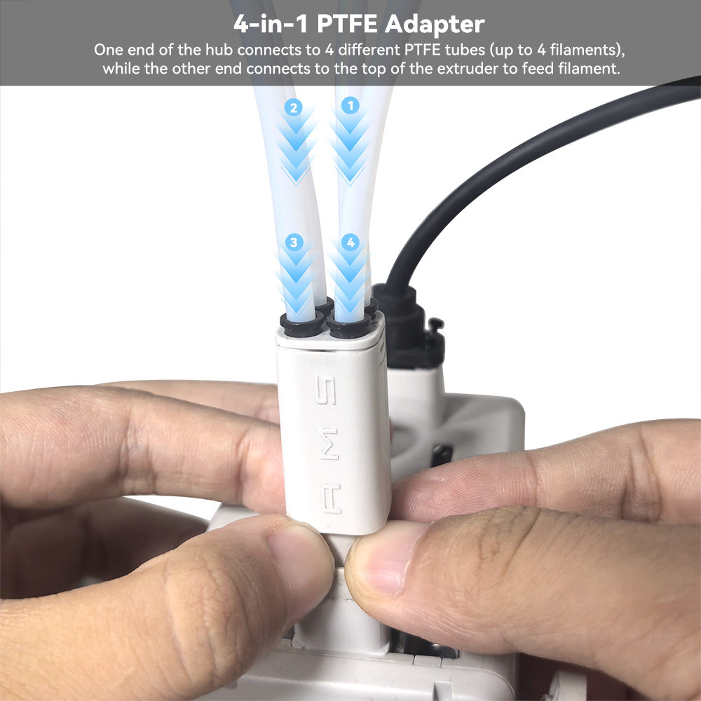 Adaptateur PTFE 4-en-1 amélior - 3D Printing Cnc avis et prix