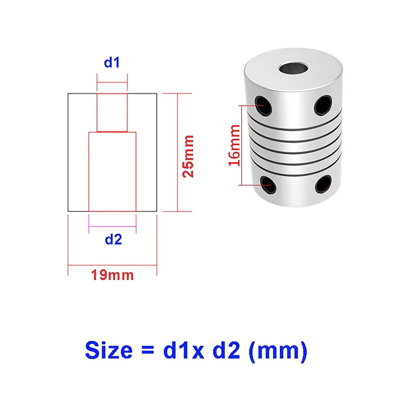 Couplage flexible en aluminium - 3D Printing Z Axis avis et prix