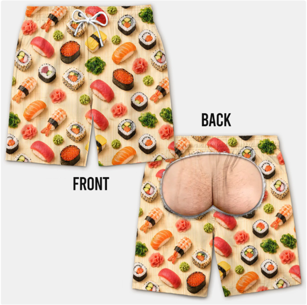 Short de bain amusant pour hom - 3D Printing Food avis et prix