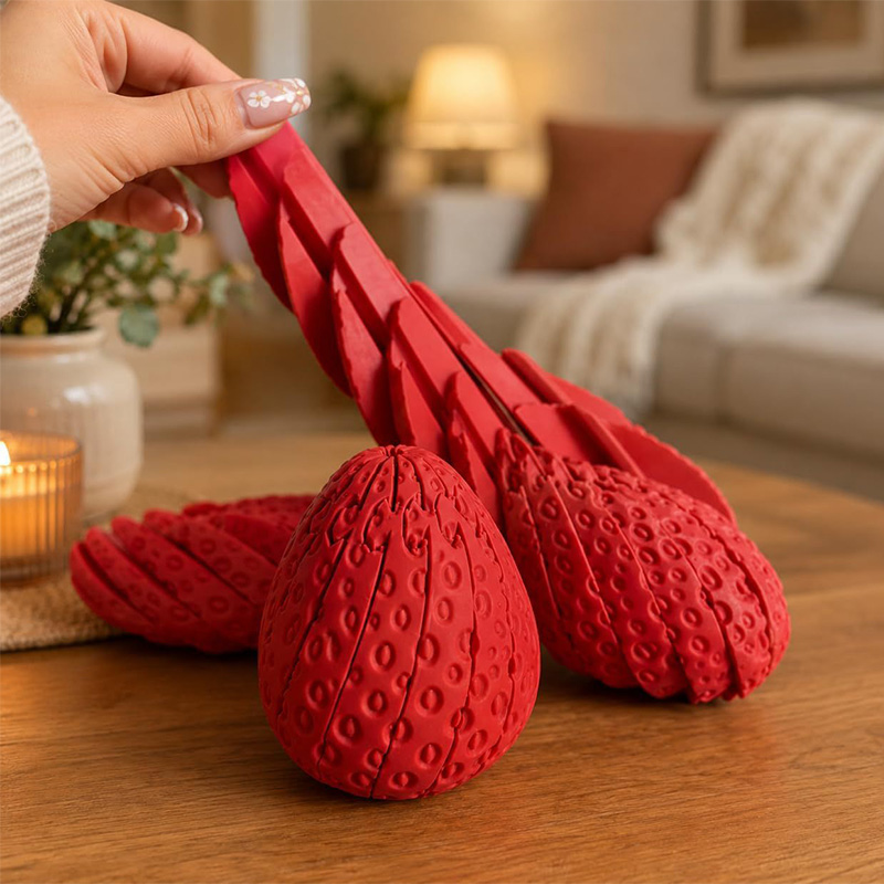 Œuf en forme de fraise torsadé - 3D Printing Food avis et prix