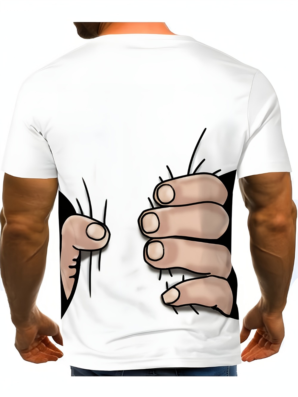 T-shirt pour homme Harajuku, m - 3D Printing Grip avis et prix