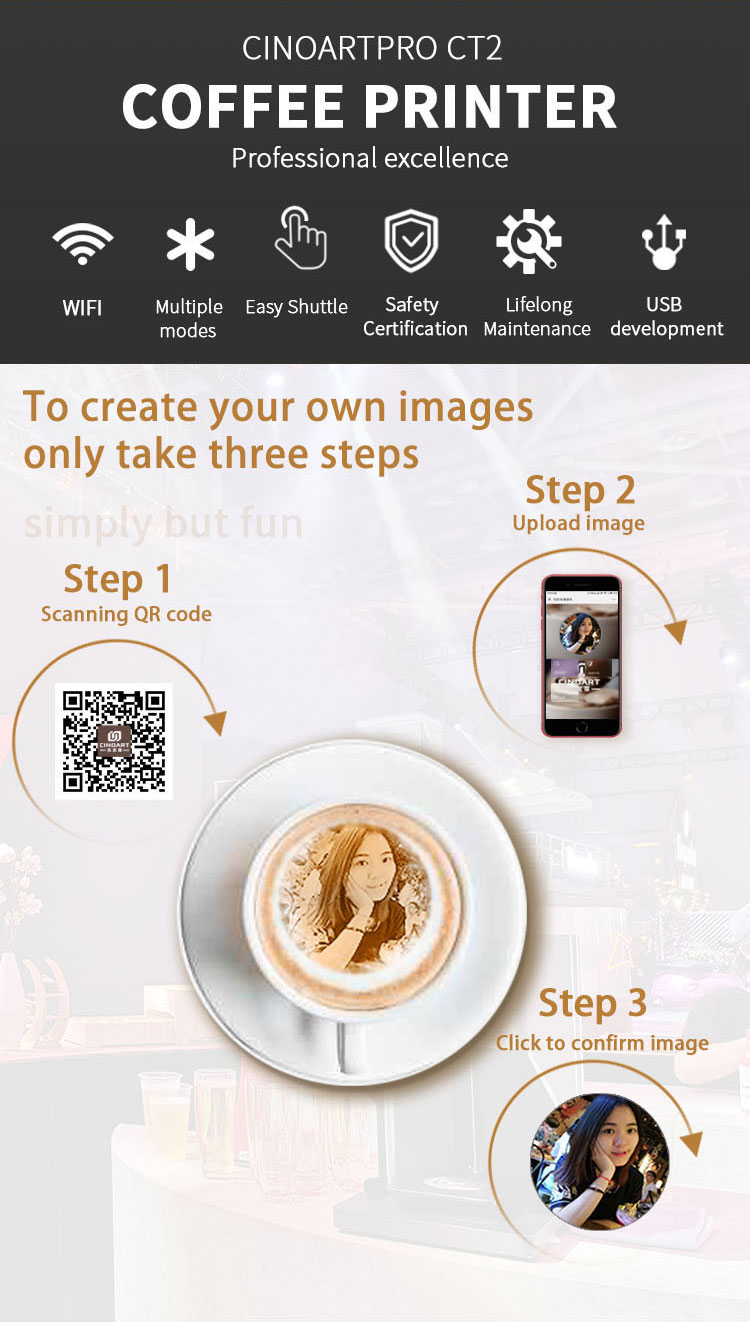 CINOART 3d Latte Art café impr - 3D Printing Food avis et prix