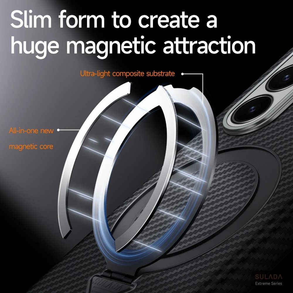 Coque de téléphone avec anneau - Carbon Fiber Filament avis et prix